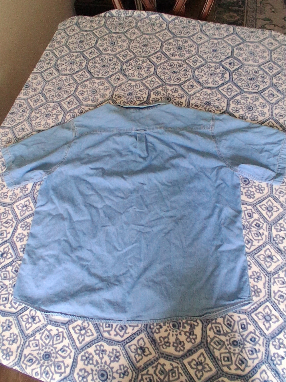 Faithfull the Brand light blue men's shirt